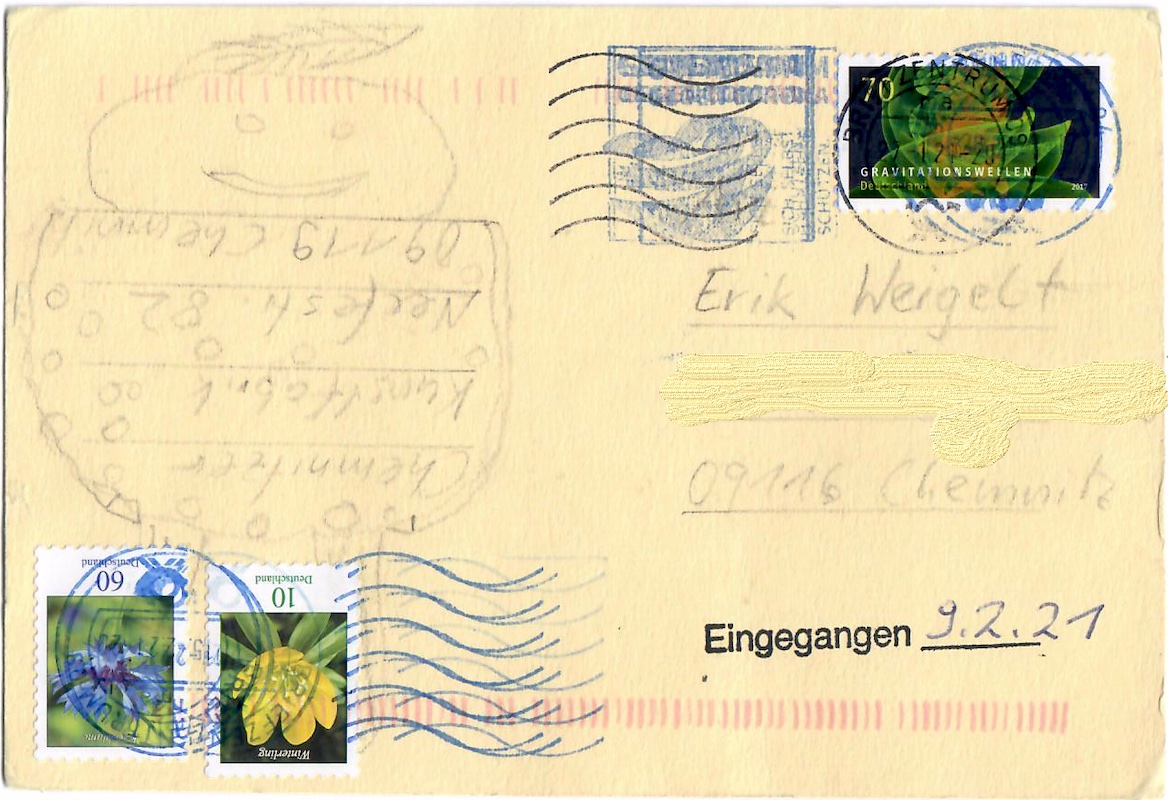 Mail Kunst Karte